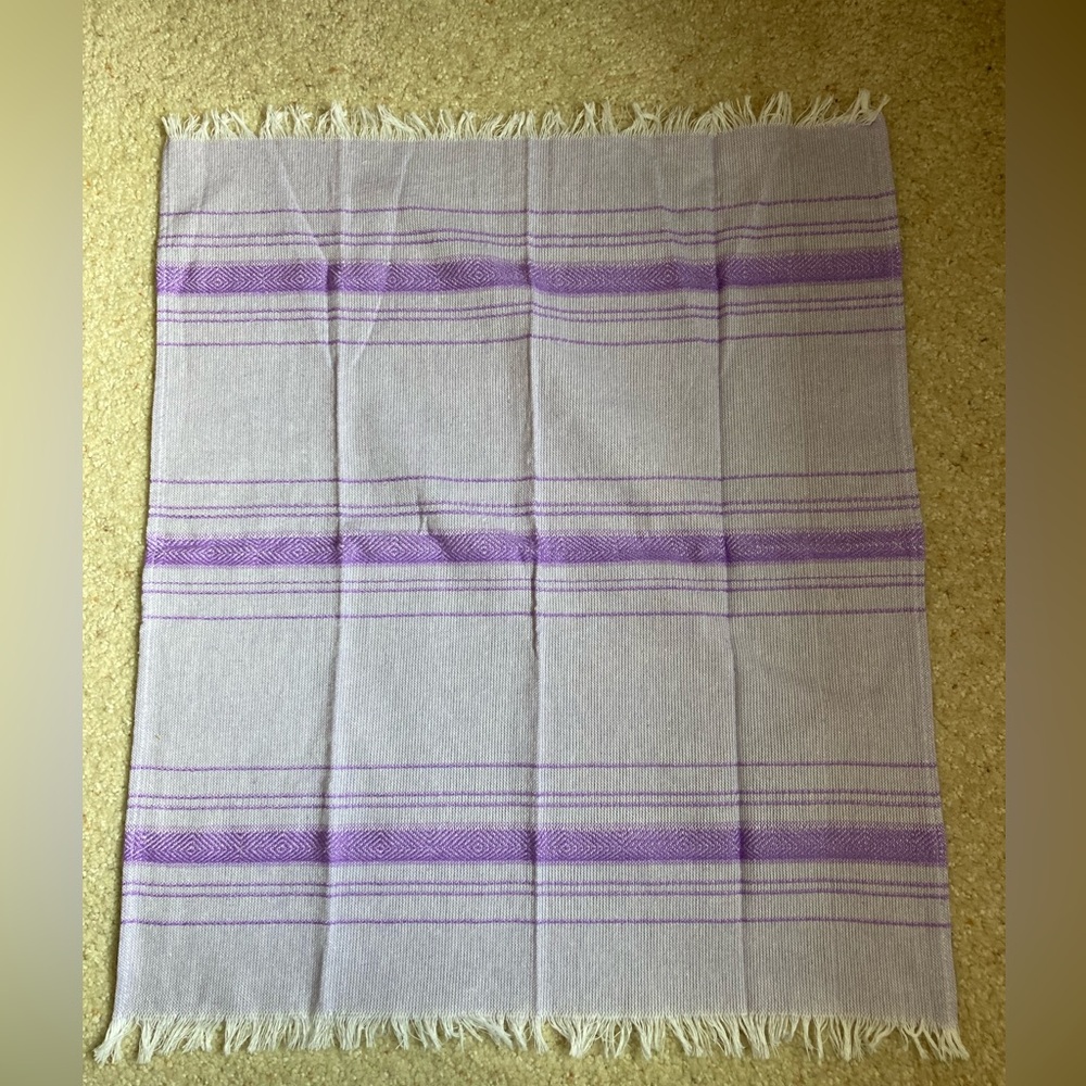 Artisan Woven Mexican Tea Towel, Hand Towel, Boho Chic, Kitchen, Serape - Picture 4 of 6